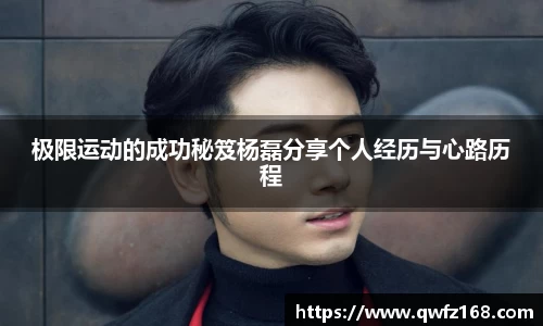 极限运动的成功秘笈杨磊分享个人经历与心路历程