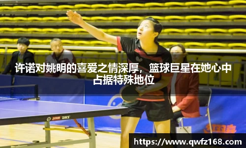 许诺对姚明的喜爱之情深厚，篮球巨星在她心中占据特殊地位